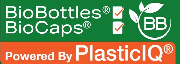 The BioBottles® badge — BioBottles® and BioCaps® both checked
